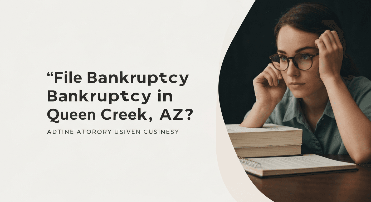 How Much Does It Cost to File Bankruptcy in Queen Creek, AZ?